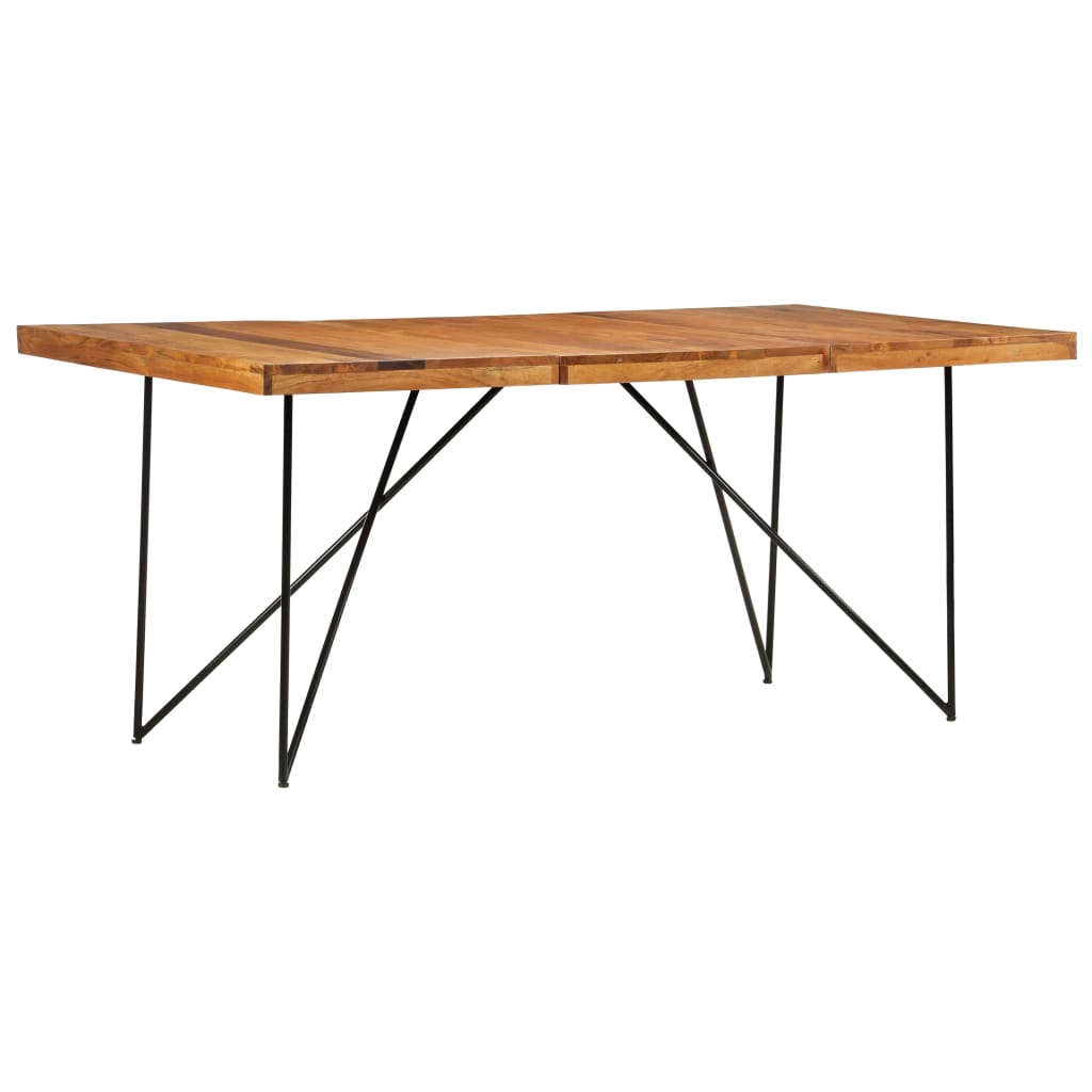 Kitchen table, 180 x 90 x 76 cm, solid acacia wood