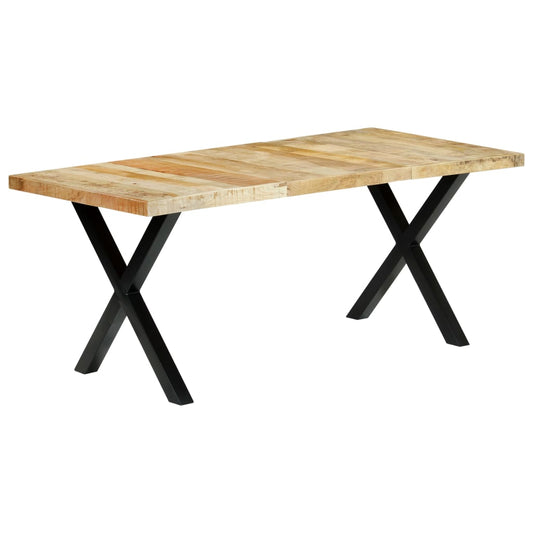 Kitchen table, 180 x 90 x 76 cm, solid mango wood