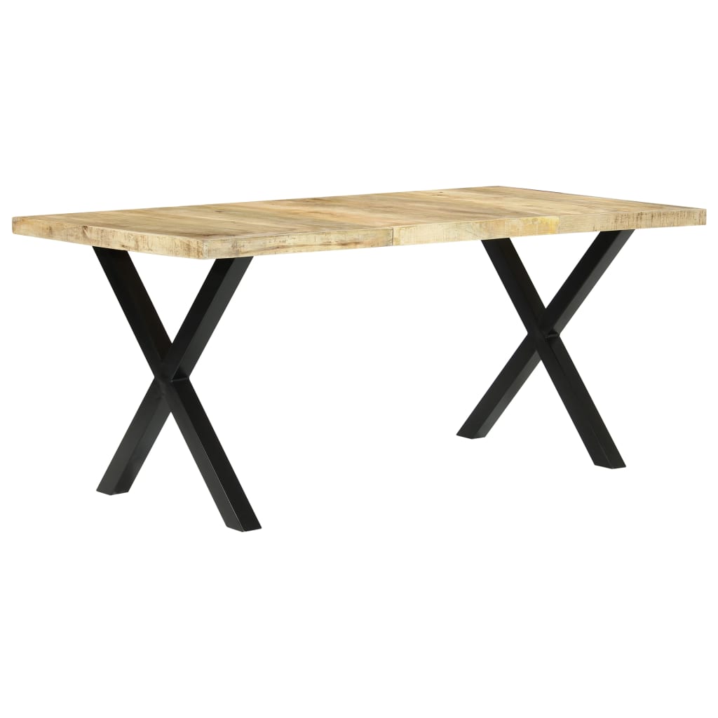 Kitchen table, 180 x 90 x 76 cm, solid mango wood