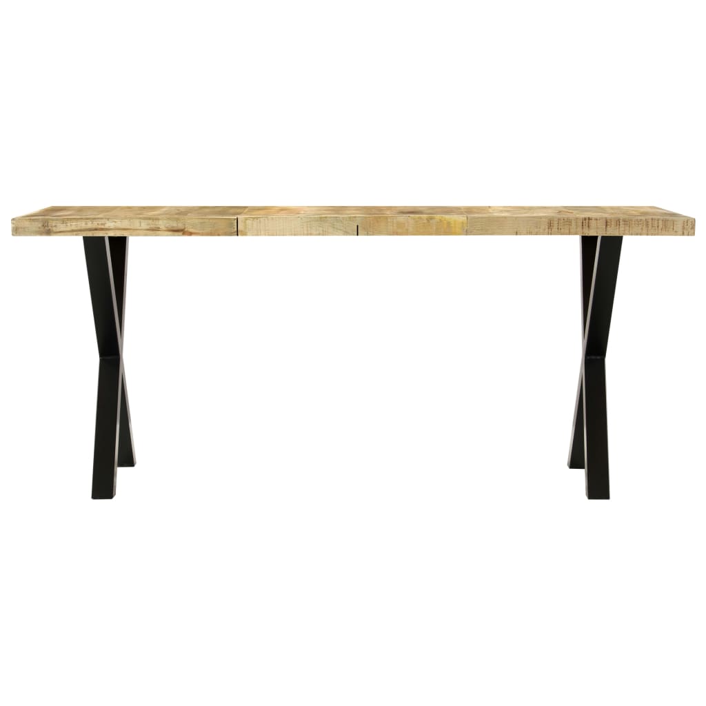 Kitchen table, 180 x 90 x 76 cm, solid mango wood