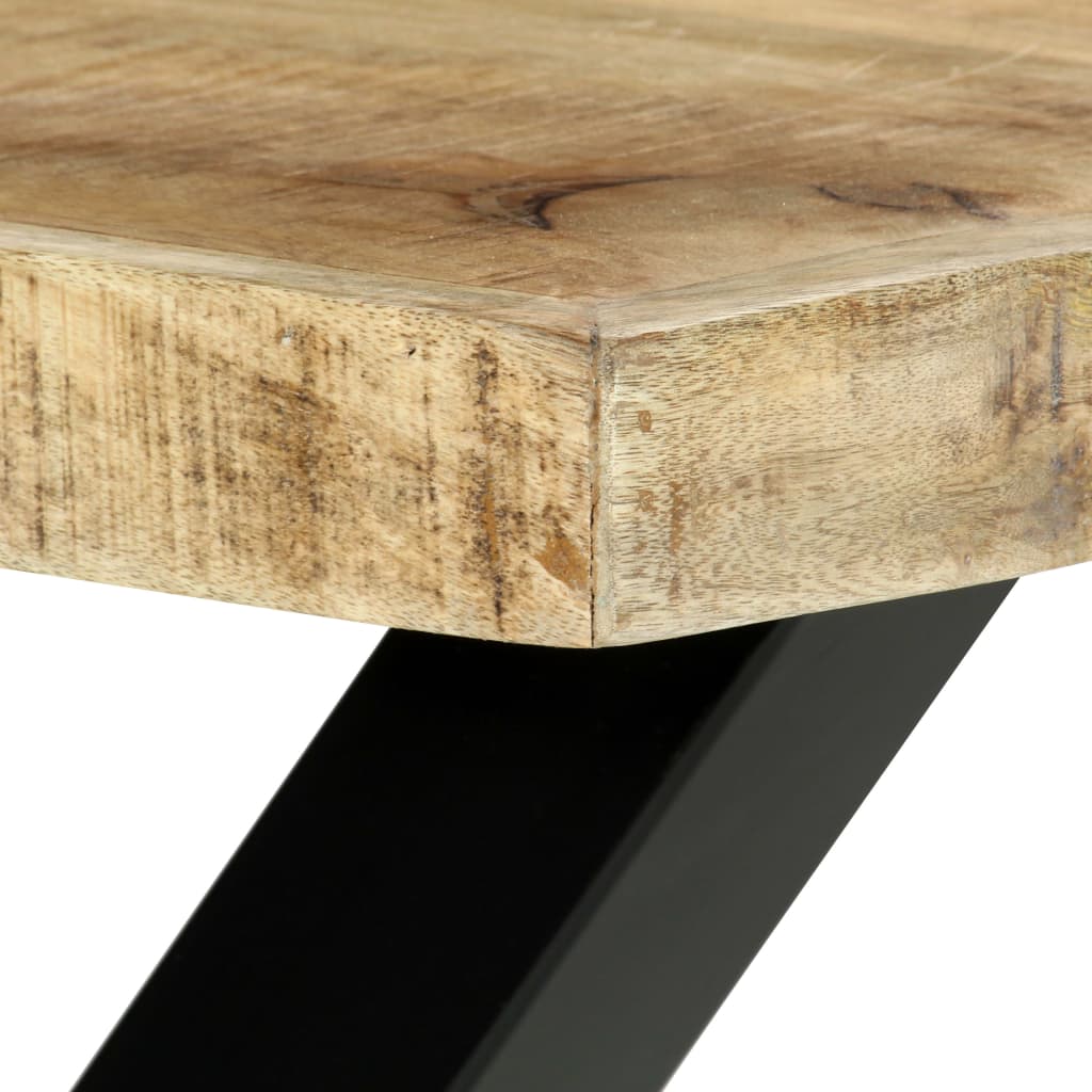 Kitchen table, 180 x 90 x 76 cm, solid mango wood