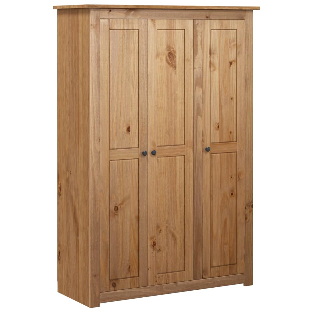 3-door wardrobe, 118 x 50 x 171.5 cm, Panama pine