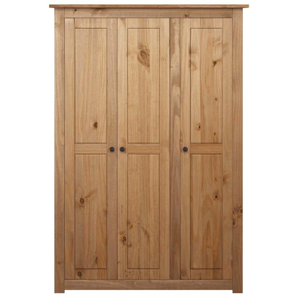 3-door wardrobe, 118 x 50 x 171.5 cm, Panama pine