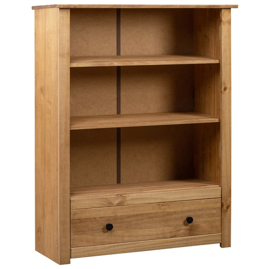 Bookcase, 80 x 35 x 110 cm, solid pine wood, Panama range