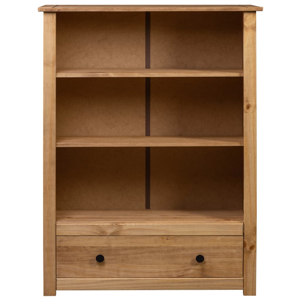 Bookcase, 80 x 35 x 110 cm, solid pine wood, Panama range