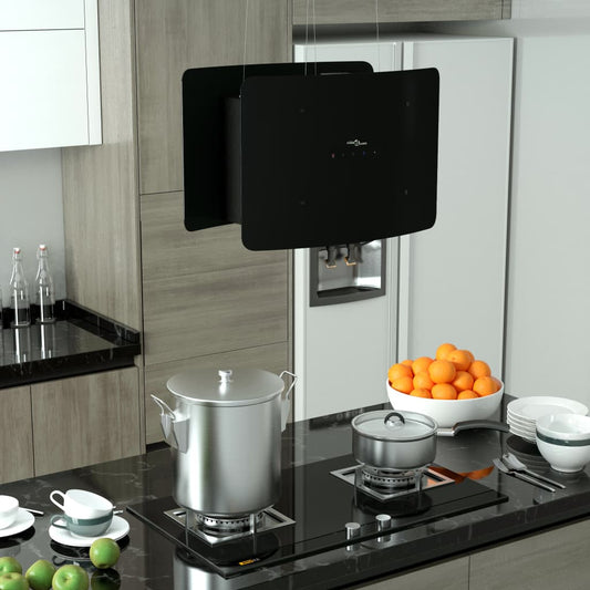 Island suspended hood, LCD touch sensor, tempered glass