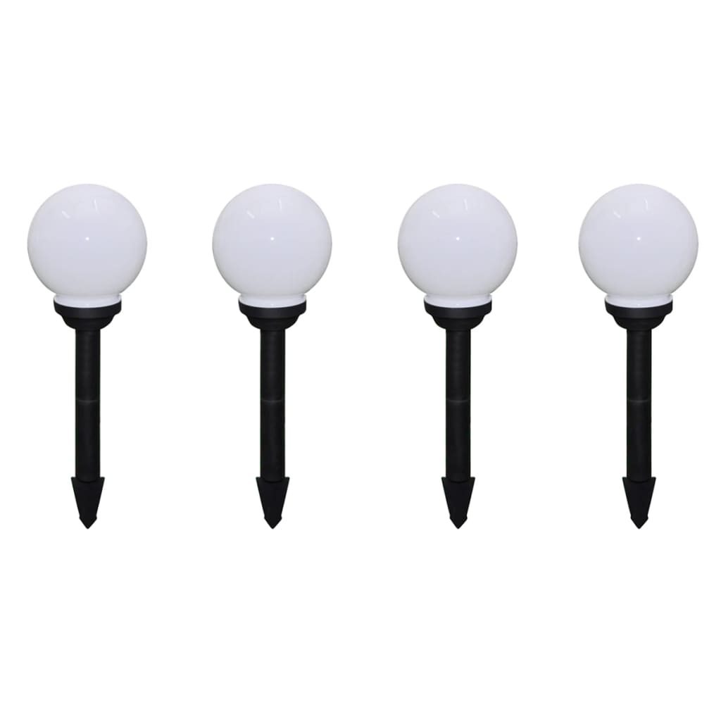 Outdoor LED path lights 8 pcs. 15 cm, with ground stake