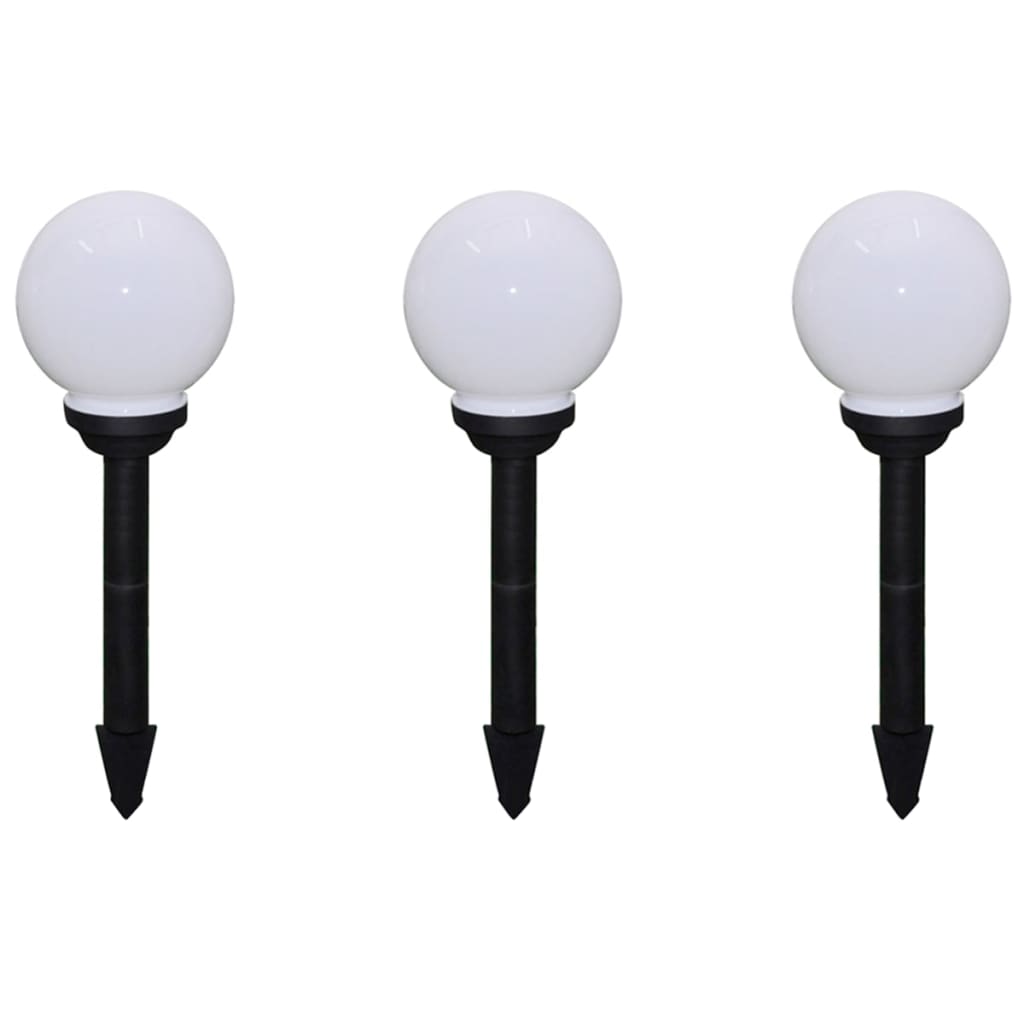 Outdoor LED path lights 6 pcs. 20 cm, with ground stake