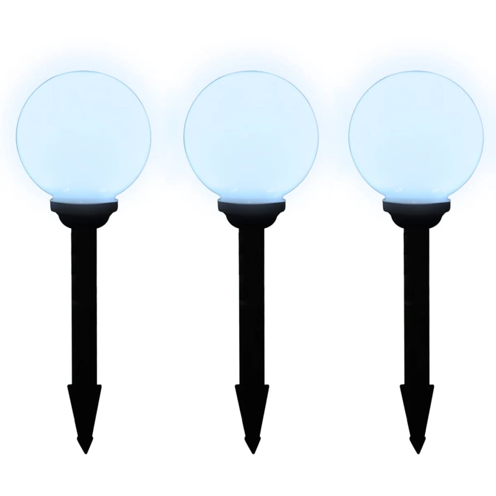 Outdoor LED path lights 6 pcs. 20 cm, with ground stake