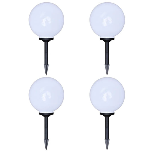 Outdoor LED path lights 4 pcs. 30 cm, with ground stake