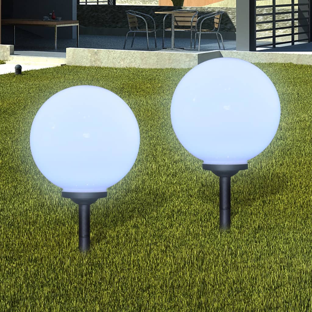 Outdoor LED path lights 4 pcs. 30 cm, with ground stake