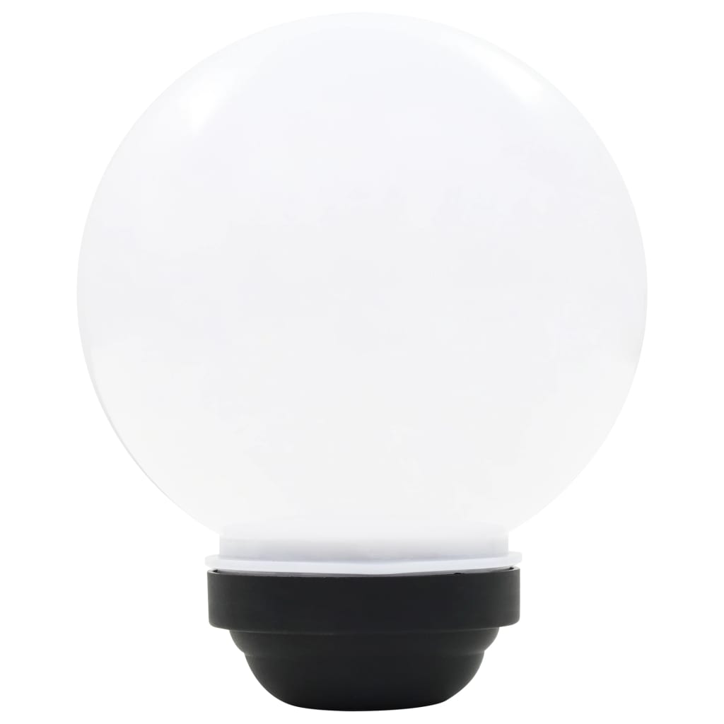 Solar outdoor lights, 6 pcs., 20 cm, RGB, spherical, LED