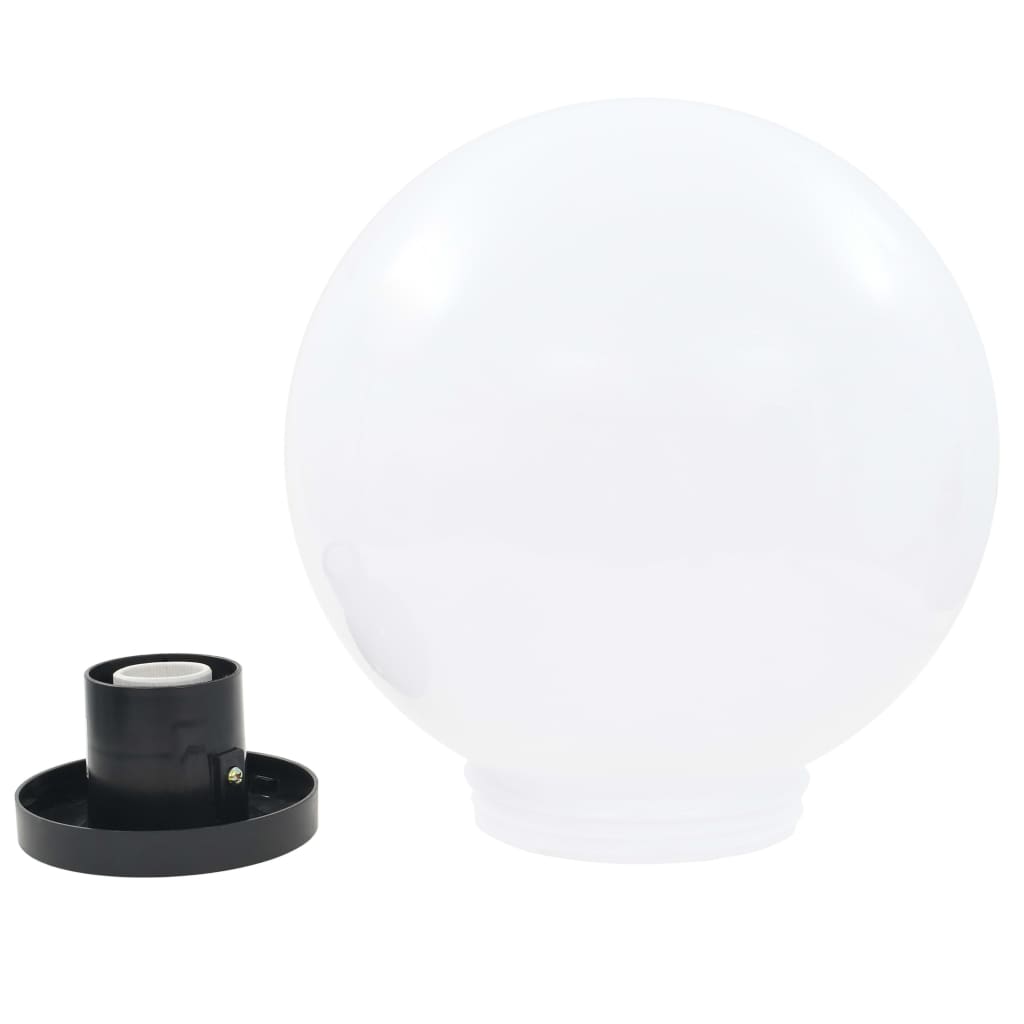 LED globe lamps, 4 pcs., 30 cm, PMMA, spherical