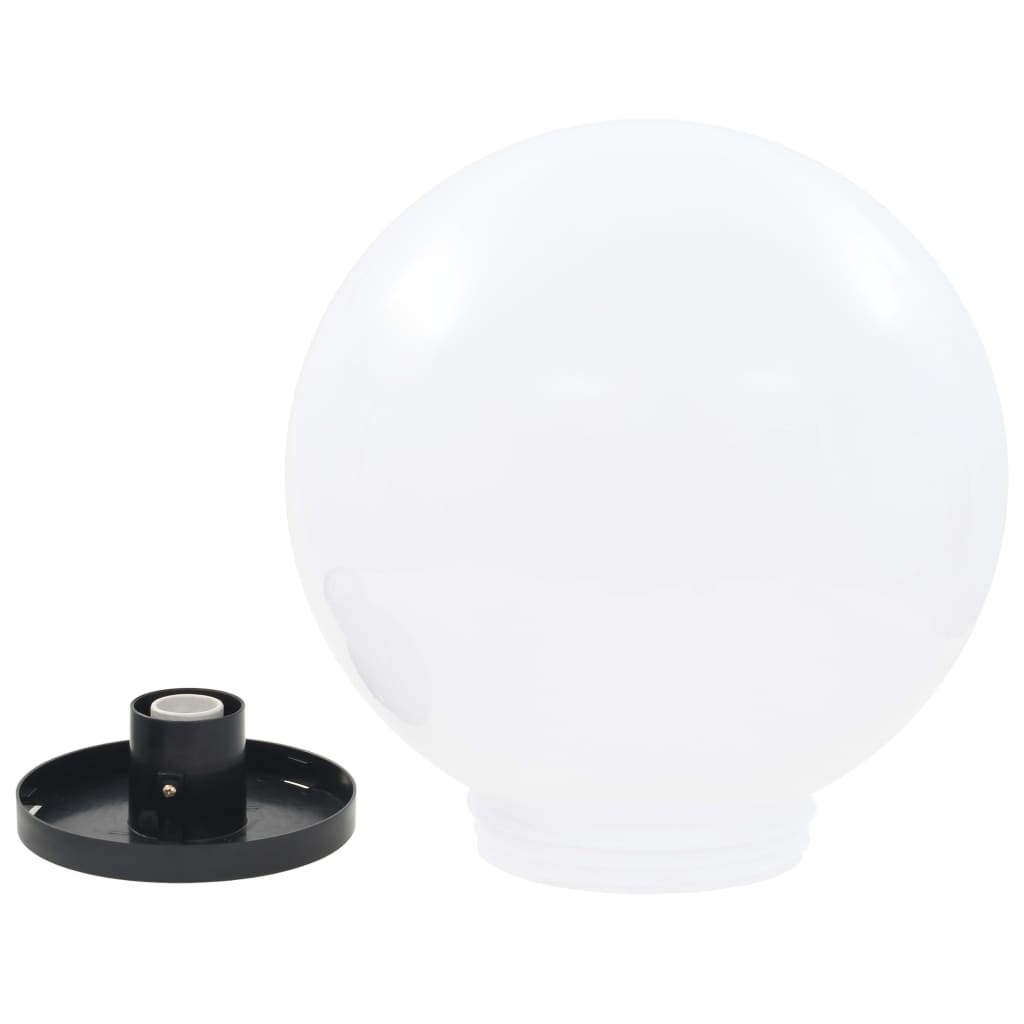 LED globe lamps, 4 pcs., 40 cm, PMMA, spherical