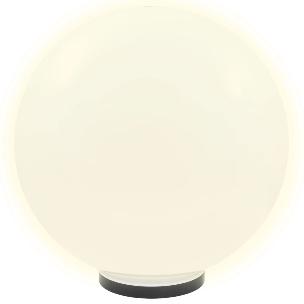 LED globe lamps, 2 pcs., 50 cm, PMMA, spherical