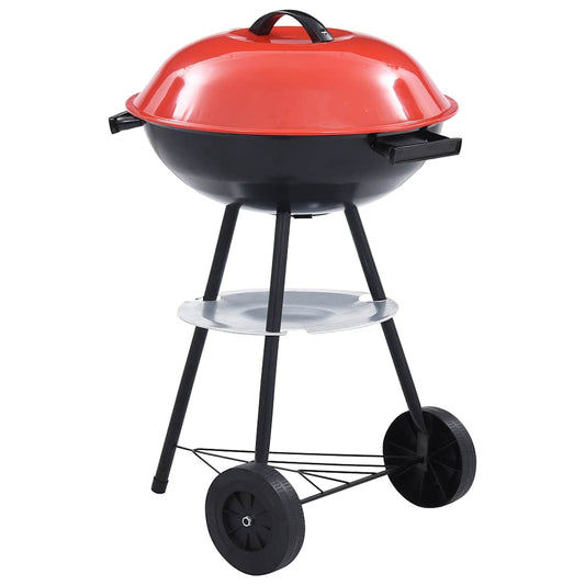 Portable XXL kettle charcoal grill with wheels, 44 cm