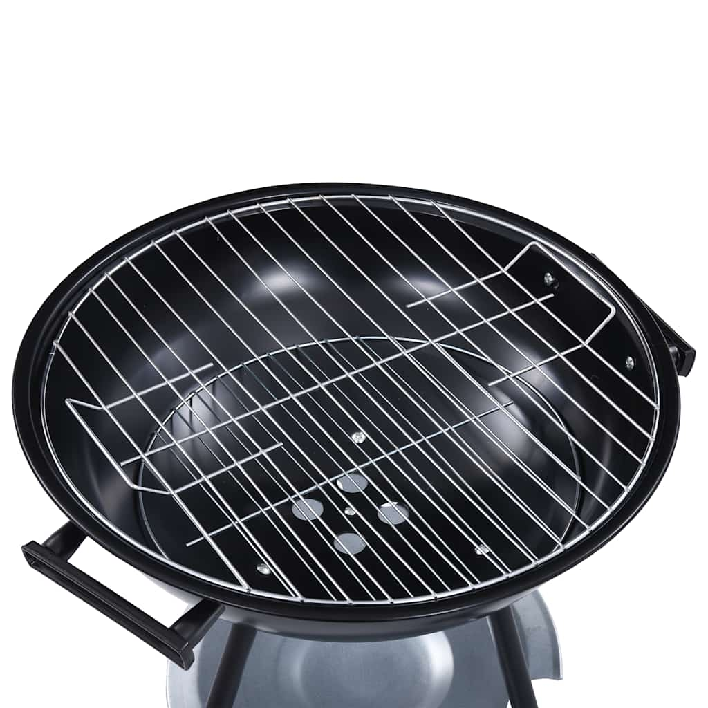 Portable XXL kettle charcoal grill with wheels, 44 cm