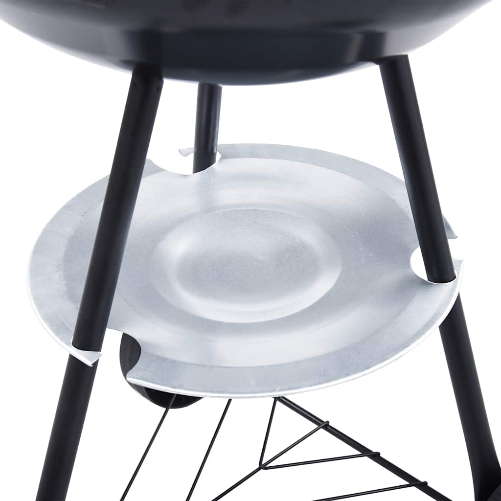 Portable XXL kettle charcoal grill with wheels, 44 cm