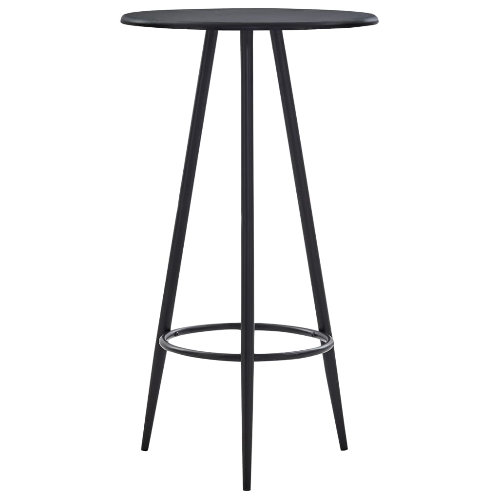 Bar table, black, 60 x 107.5 cm, MDF