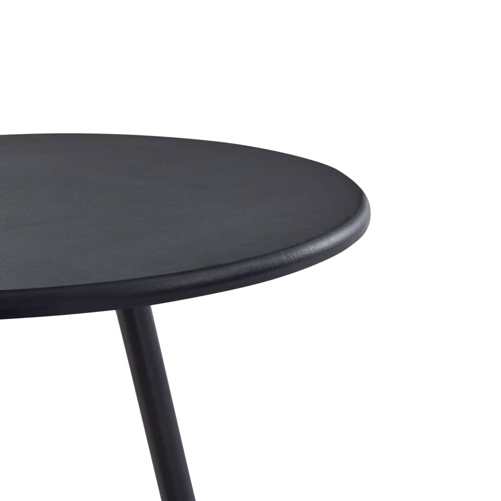 Bar table, black, 60 x 107.5 cm, MDF