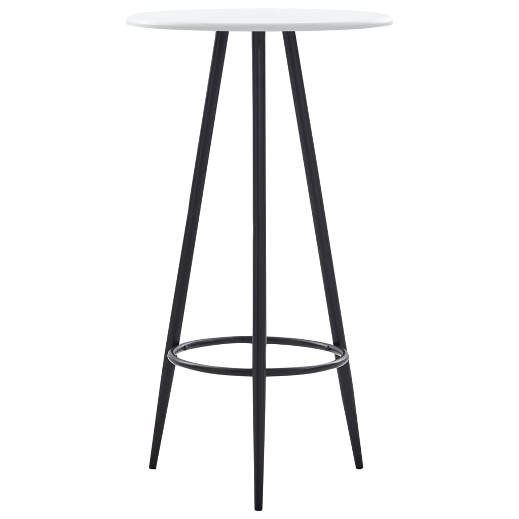 Bar table, white, 60 x 107.5 cm, MDF