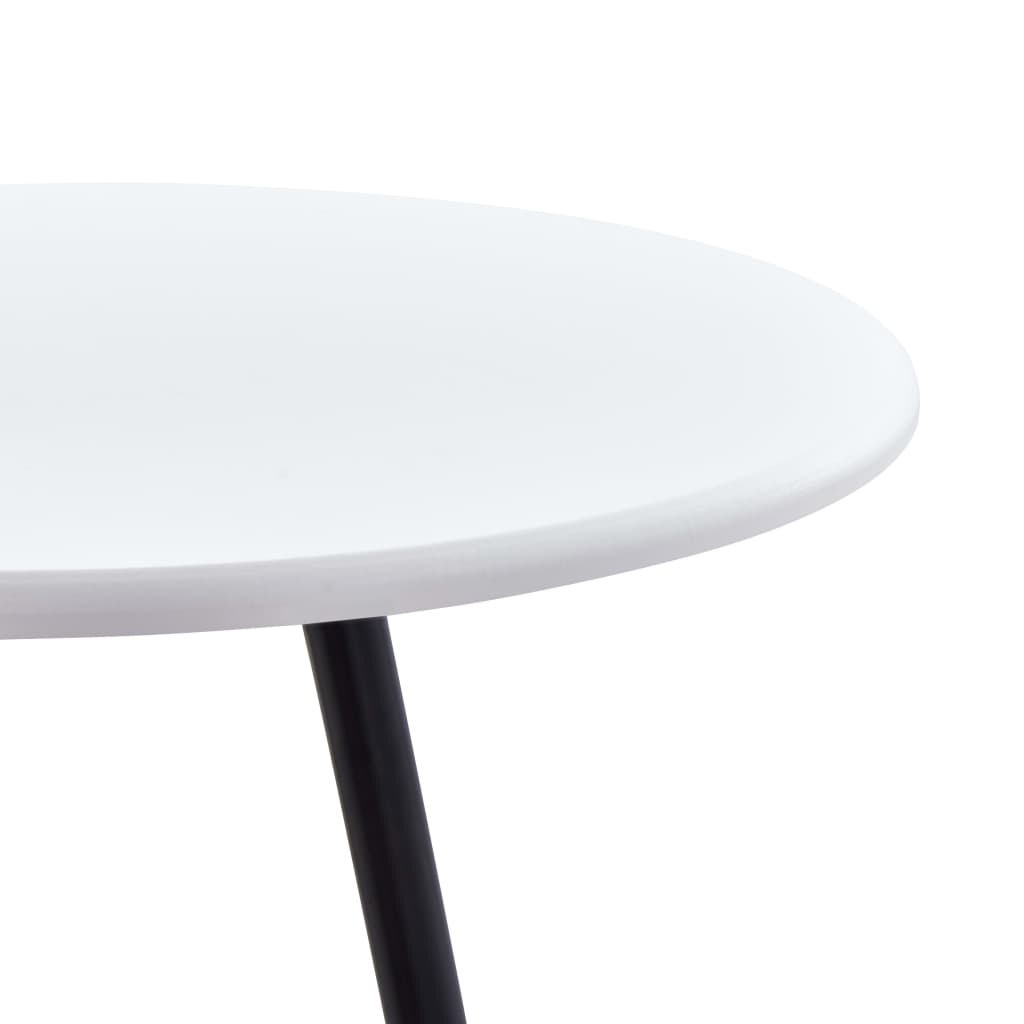 Bar table, white, 60 x 107.5 cm, MDF