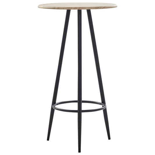 Bar table, oak, 60 x 107.5 cm, MDF