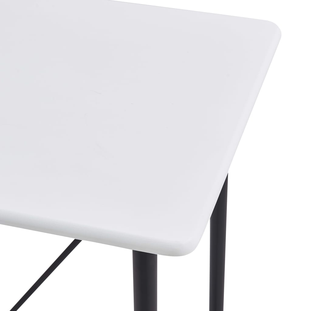 Bar table, white, 120 x 60 x 110 cm, MDF