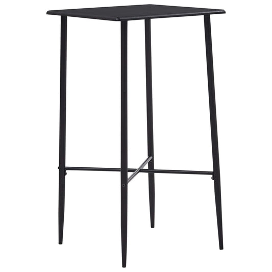 Bar table, black, 60 x 60 x 111 cm, MDF