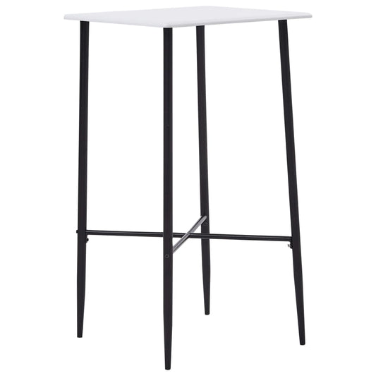 Bar table, white, 60 x 60 x 111 cm, MDF