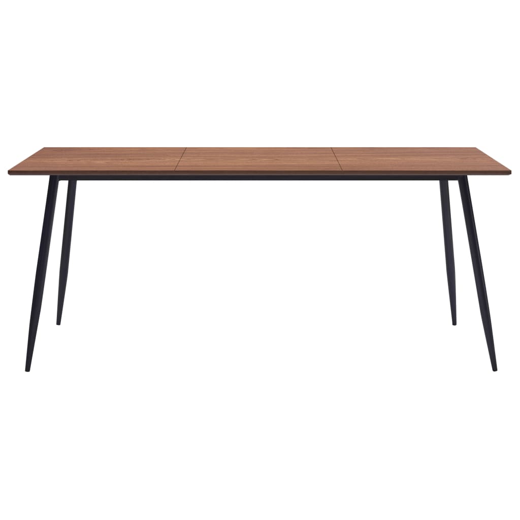 Kitchen table, brown, 180 x 90 x 75 cm, MDF