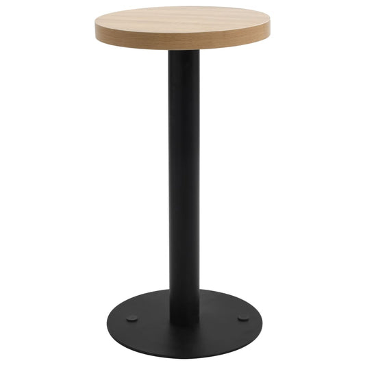 Bistro table, light brown, 40 cm, MDF