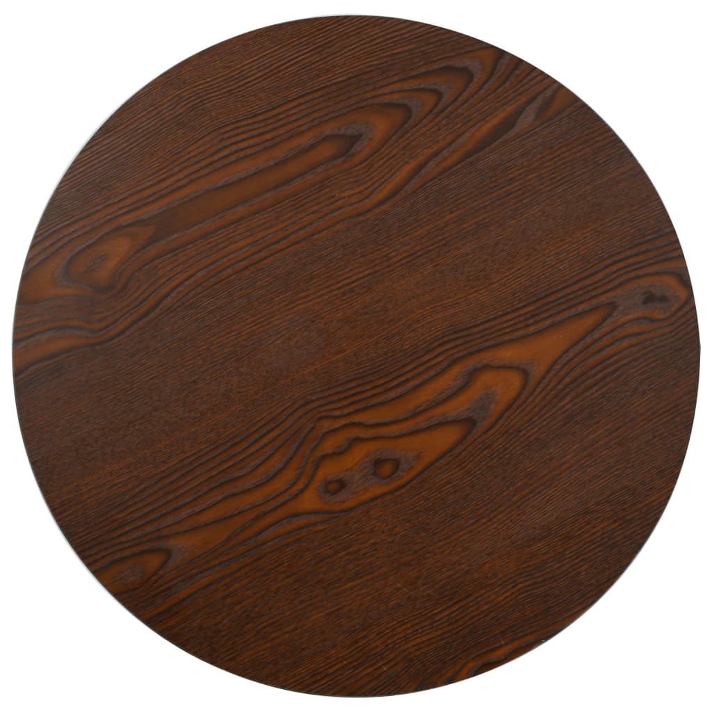 Bistro table, dark brown, 50 cm, MDF