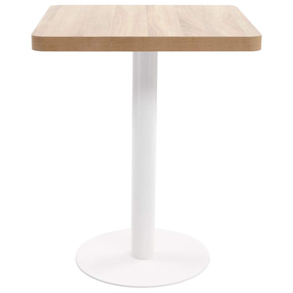 Bistro table, light brown, 60 x 60 cm, MDF