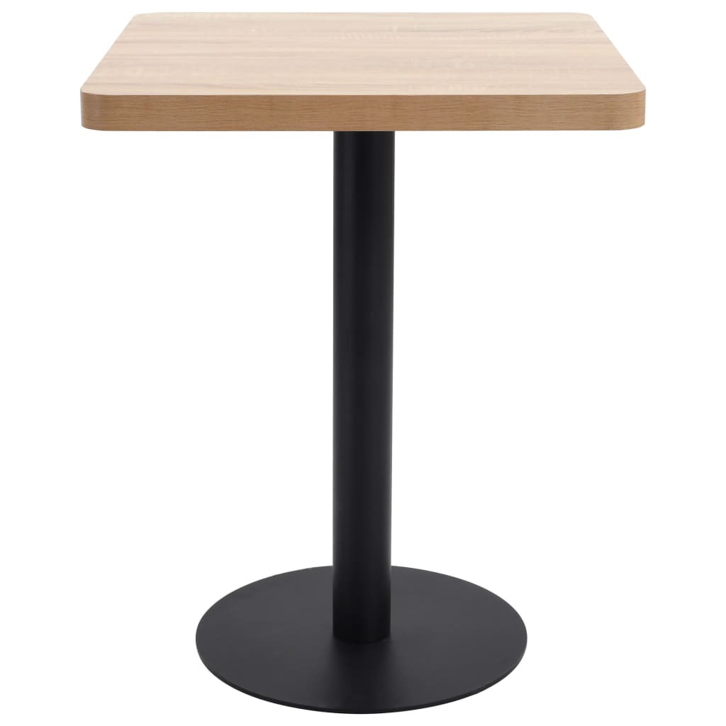 Bistro table, light brown, 60x60 cm, MDF