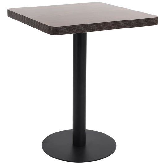 Bistro table, dark brown, 60 x 60 cm, MDF