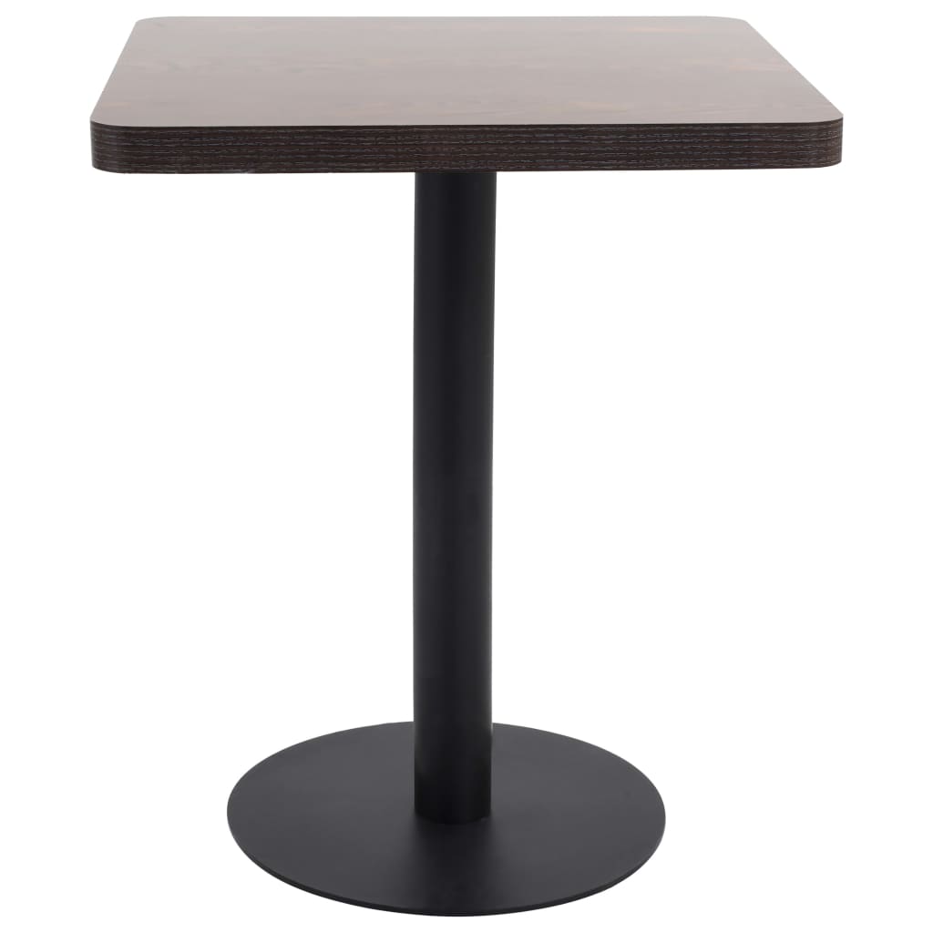 Bistro table, dark brown, 60 x 60 cm, MDF