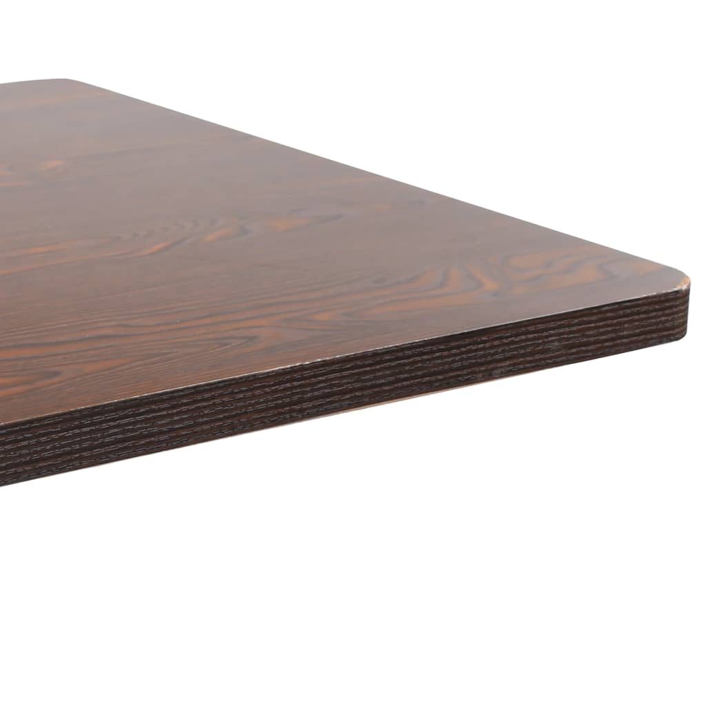 Bistro table, dark brown, 80 x 80 cm, MDF