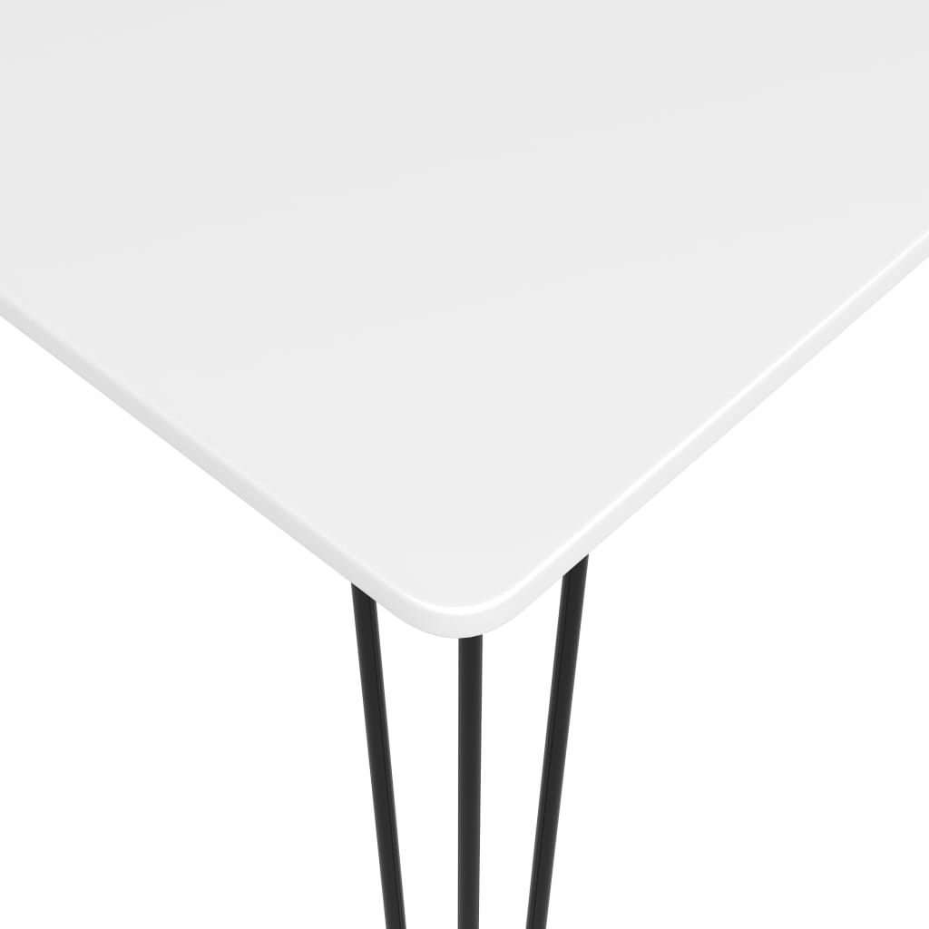 Bar table, white, 120 x 60 x 105 cm