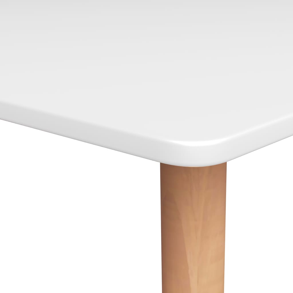 Bar table, white, 120 x 60 x 105 cm