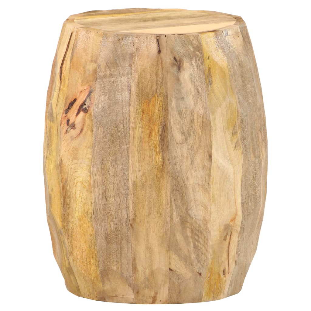 Stool, solid mango wood