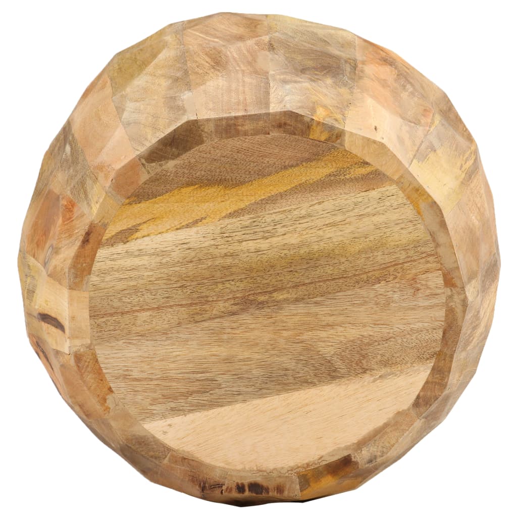 Stool, solid mango wood