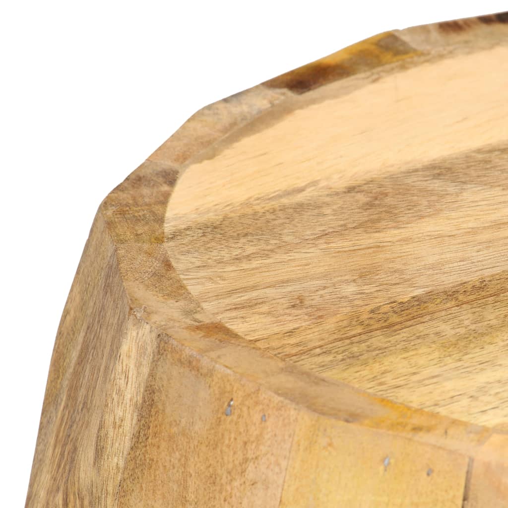 Stool, solid mango wood