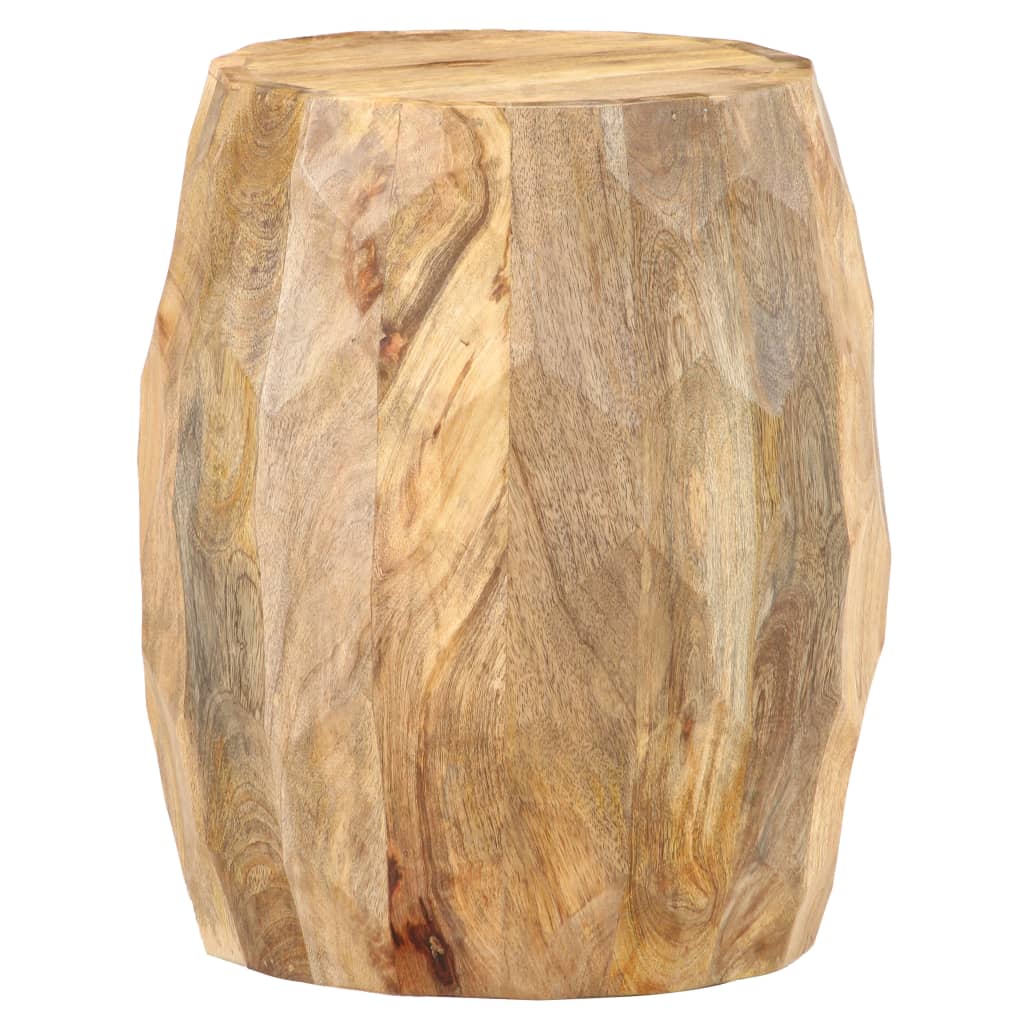 Stool, solid mango wood