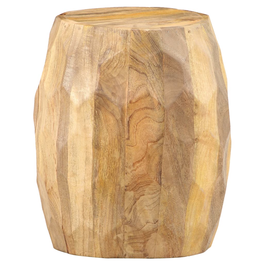 Stool, solid mango wood