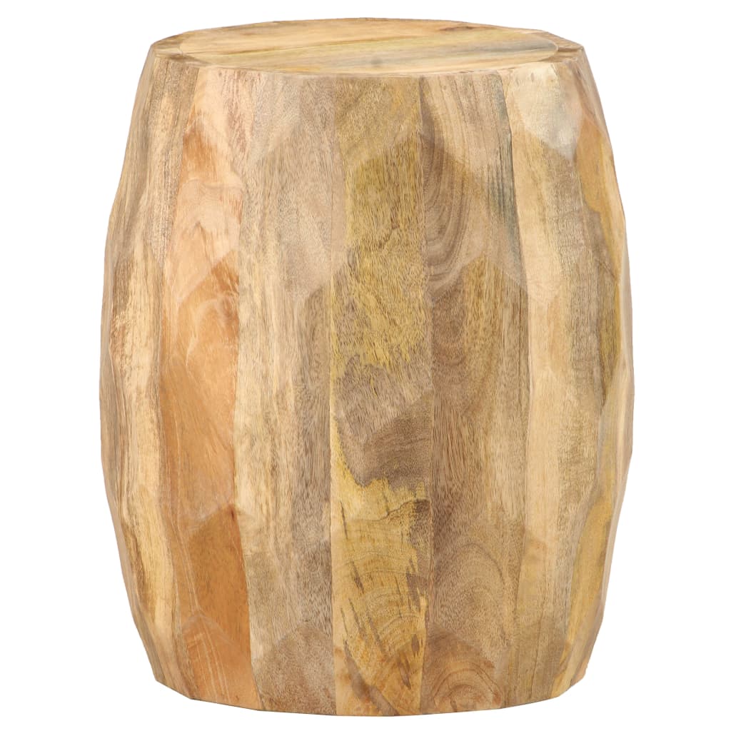 Stool, solid mango wood