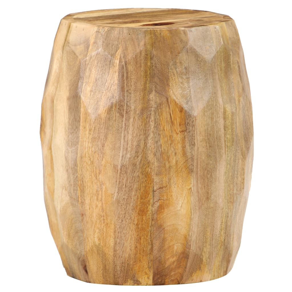 Stool, solid mango wood