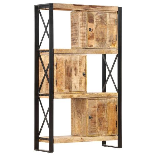 Bookcase, 90 x 30 x 150 cm, solid mango wood