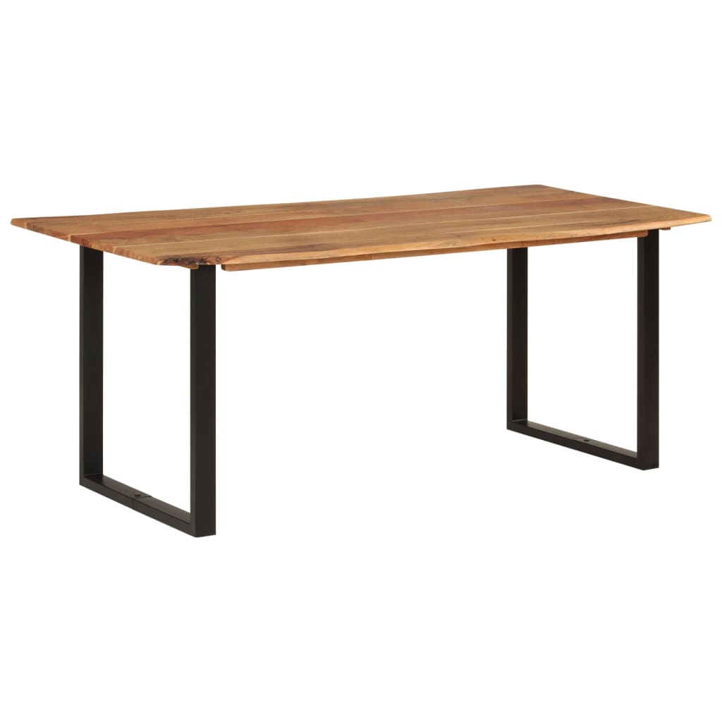 Kitchen table, 180 x 90 x 76 cm, solid acacia wood