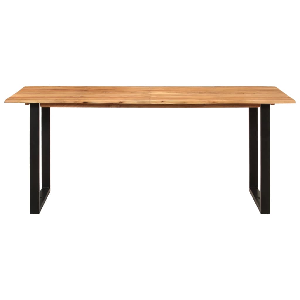 Kitchen table, 180 x 90 x 76 cm, solid acacia wood